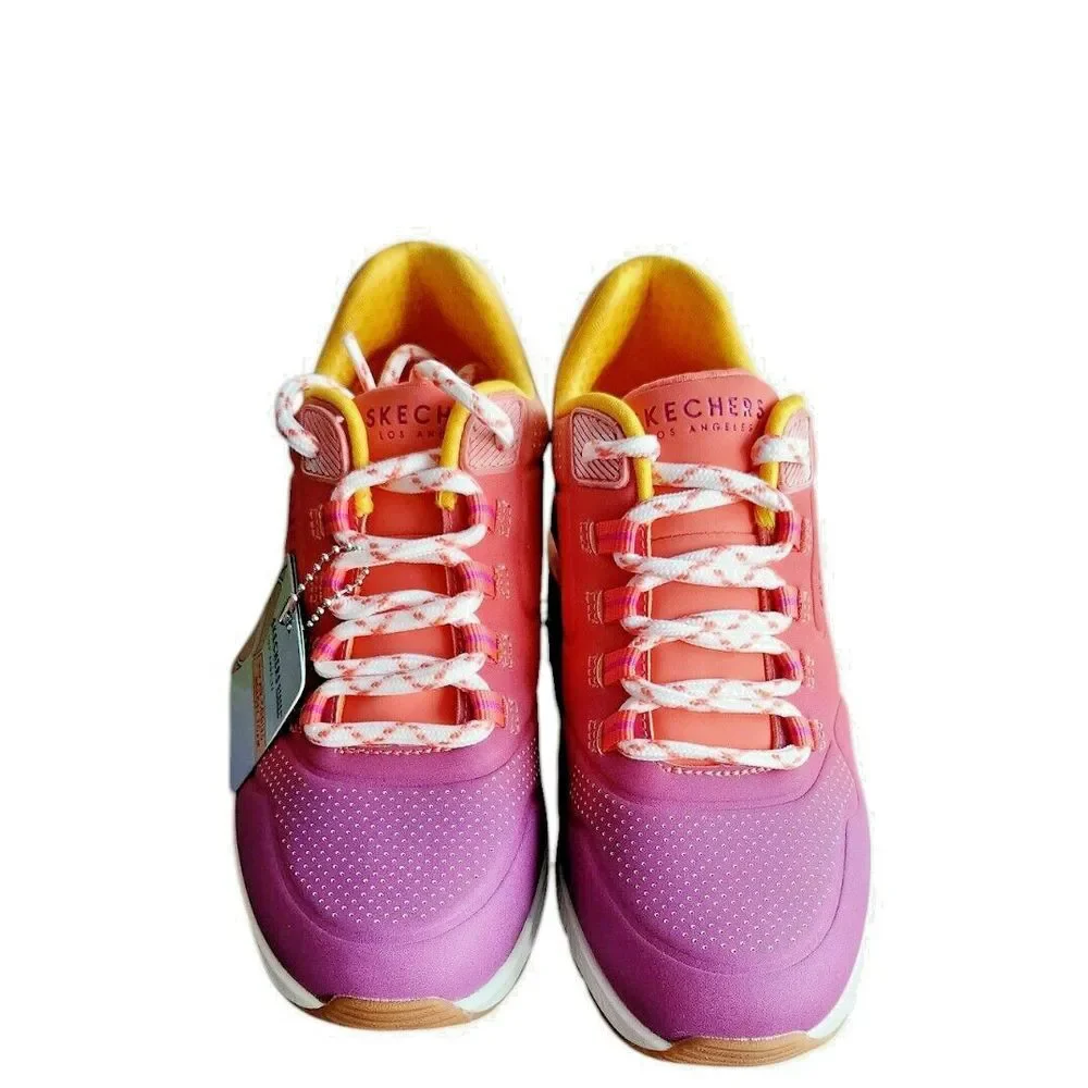 Skechers Street Los Angeles Uno Night Shades Pink‎ Purple Ombre 155628 PKMT 5.5